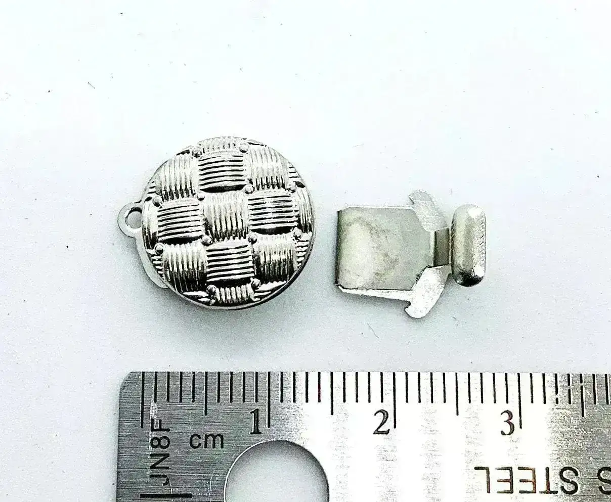 Basket Weave Clasp, 1 or 2 Strand - Image 3