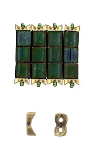 Tourkou, Cymbal Tila Side Bead, 10 Pcs. 4 Finishes - Image 4