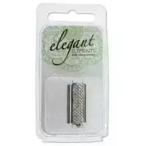 Beadslide Crosshatch, Tube Clasp, 10x24mm - Image 7