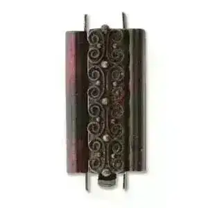 Beadslide Squiggle, Tube Clasp, 10x24mm - Image 3