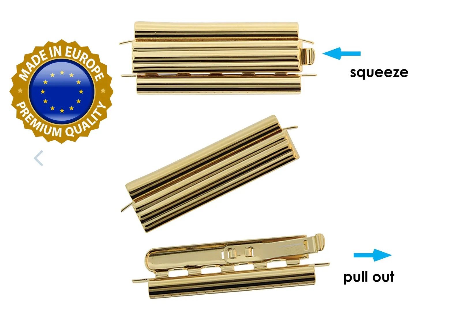 Beadslide Bar Design, Tube Clasp, 10x29mm - Image 3