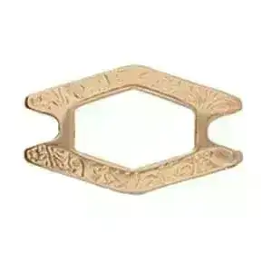 Alado, Cymbal Superduo Bead Connector or Link, 2 Pcs. 4 Finishes - Image 3