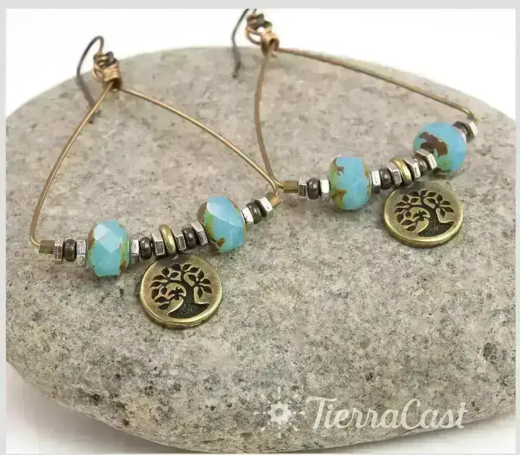 TierraCast Bird in a Tree Buttons, Small or Large, 5 Finishes - Image 6