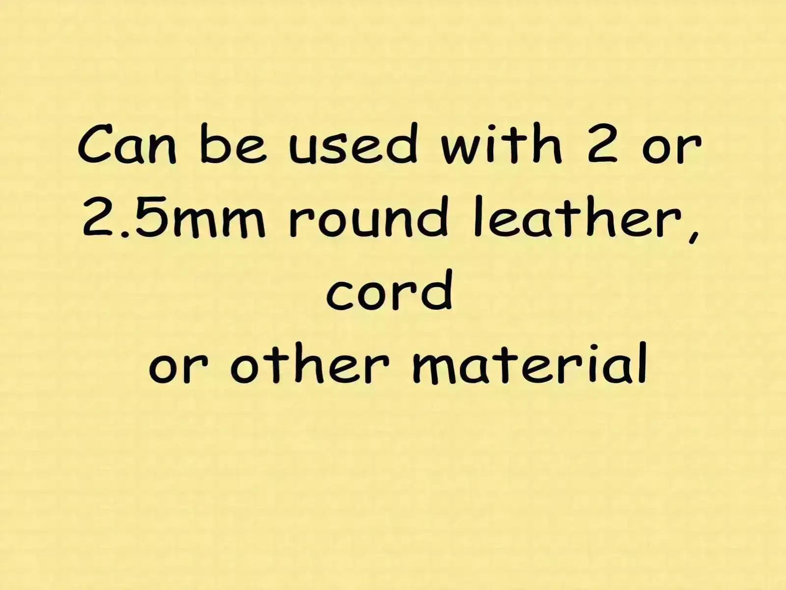 Gem! 2-Hole Beads, for 2 or 2.5mm Leather or Cord in 3 Sizes - Image 7