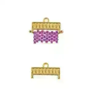 Kouroupa, Cymbal Delica Bead Ending or Connector, 2 Pcs. 4 Finishes - Image 3