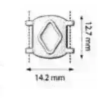 Sfakaki, Cymbal Delica Connectors with Glue in Element, 4 Finishes - Image 7