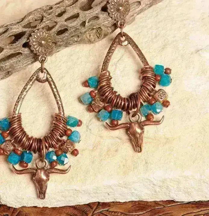 TierraCast Texas Longhorn Charm or Pendant, 2 Pcs - Image 7