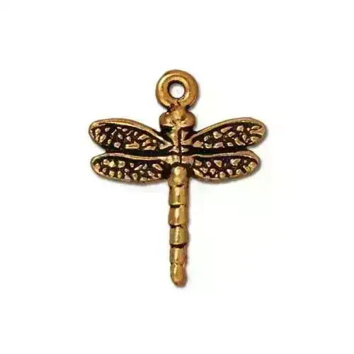 TierraCast Dragonfly Charm or Pendant, 4 Finishes - Image 4