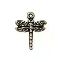 TierraCast Dragonfly Charm or Pendant, 4 Finishes - Image 5