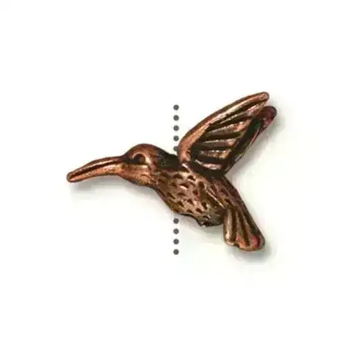 TierraCast Hummingbird Beads, 2 Pcs. 4 Finishes - Image 3