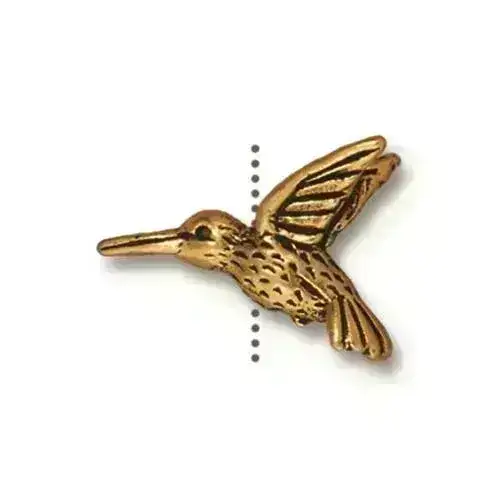 TierraCast Hummingbird Beads, 2 Pcs. 4 Finishes - Image 4