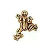 Leap Frog Charm or Pendant, 5 Finishes - Image 4