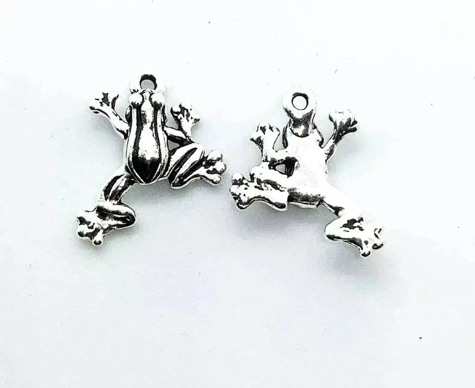 Leap Frog Charm or Pendant, 5 Finishes - Image 5