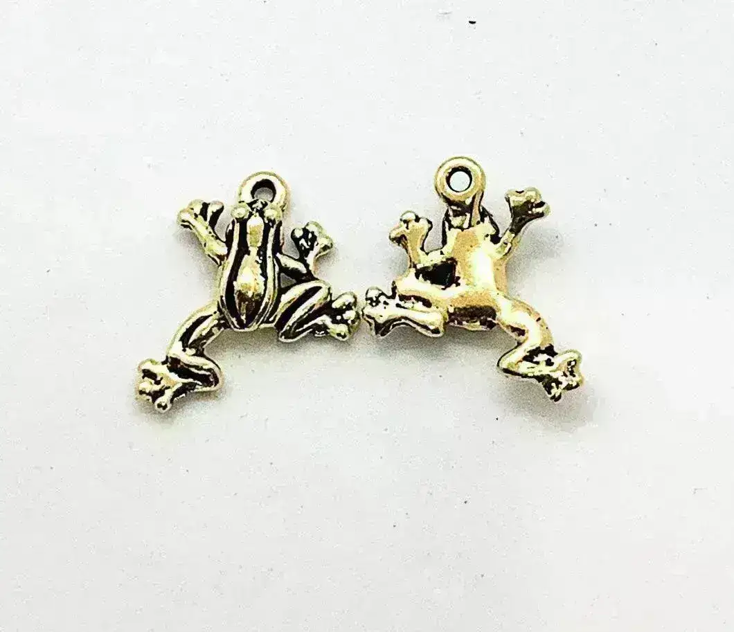 Leap Frog Charm or Pendant, 5 Finishes - Image 7