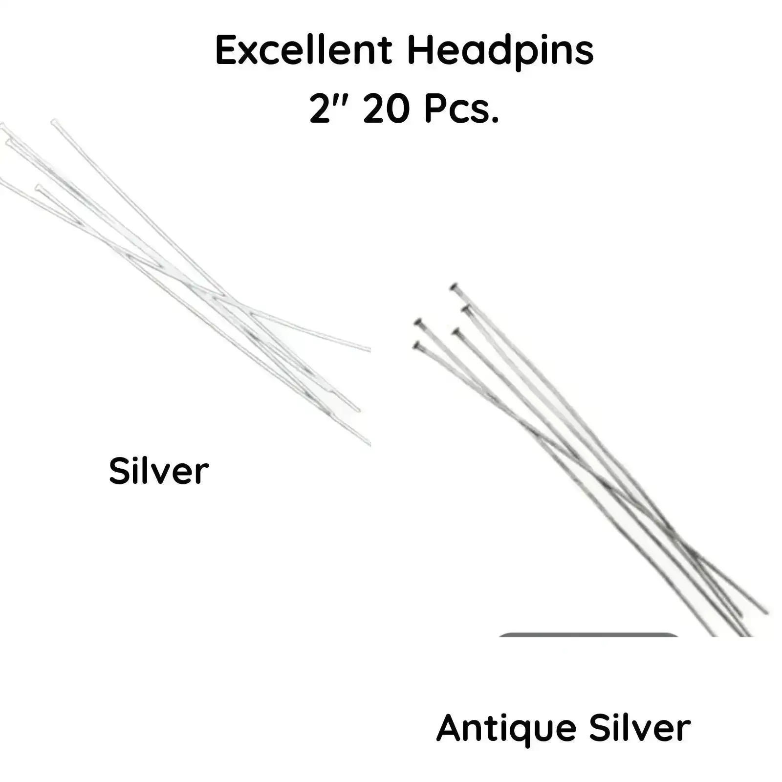 Euro Head Pins, Flat Top, 20-Gauge - Image 4