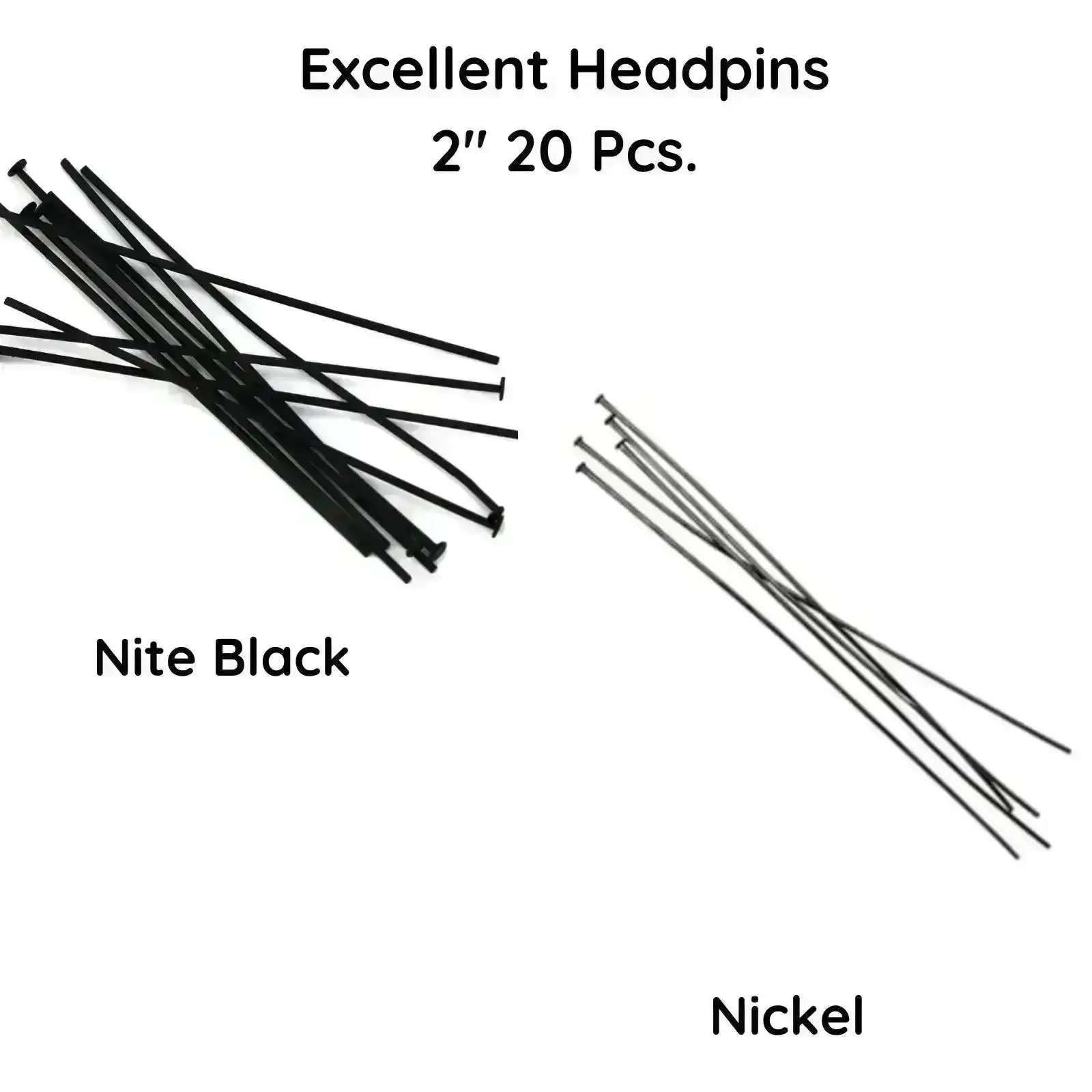 Euro Head Pins, Flat Top, 20-Gauge - Image 5