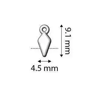 Cymbal Ambeli, Kite Bead Ending or Clasp Connector, 4 Pcs. - Image 6