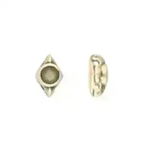 Areti, Cymbal Gemduo Bead Substitute, 4 Pcs. 4 Finishes - Image 6