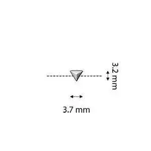 Embourios, Cymbal GemDuo Side Beads, 4 Pcs. 4 Finishes - Image 5