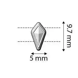 Cymbal, Katergo  Kite Bead Substitute, 4 Pcs. 4 Finishes - Image 6