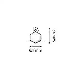Cymbal Maragas, Honeycomb Bead Ending or Connector, 4 Pcs. - Image 6