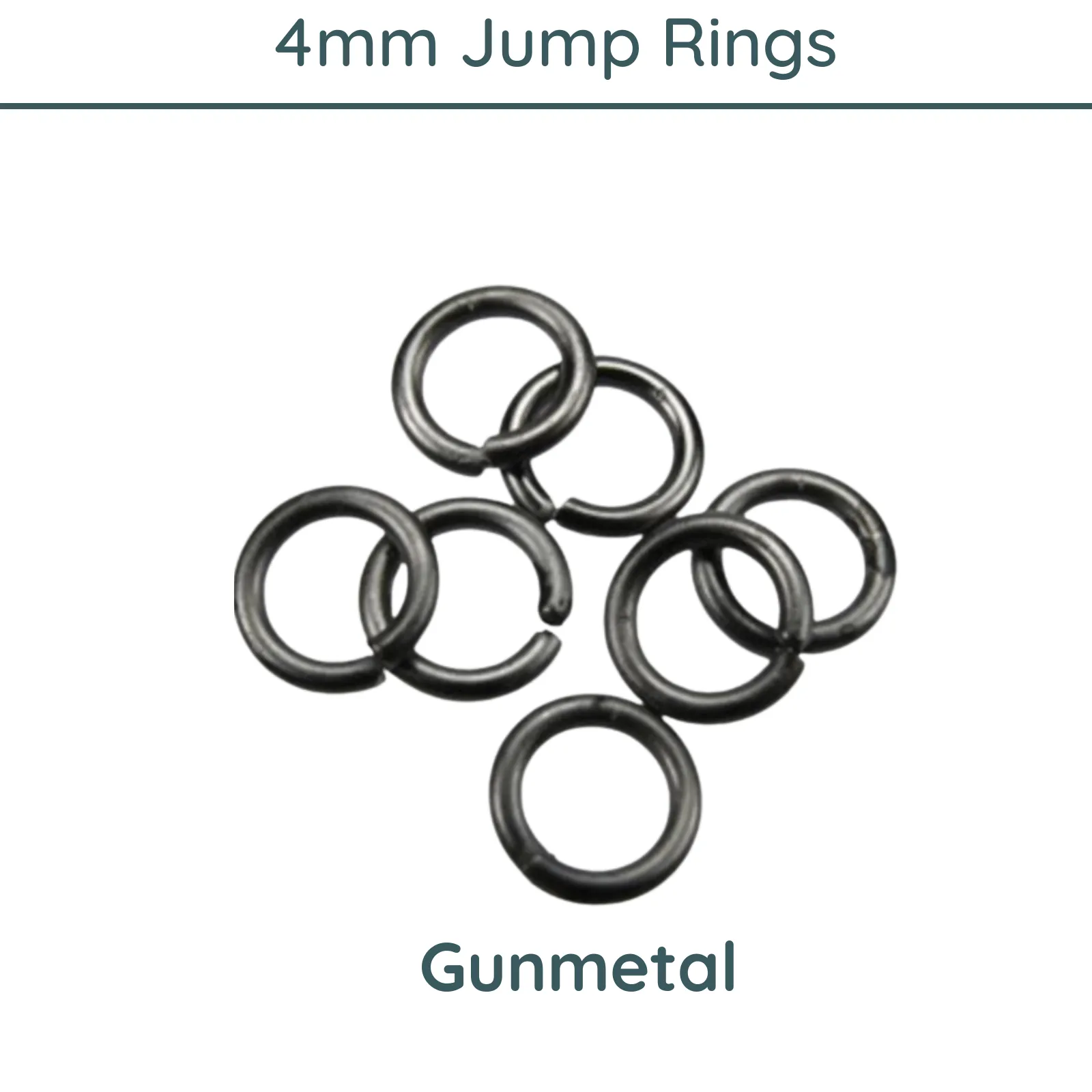 Jump Rings, 4mm, 21 Gauge, 9 Finishes - Image 4