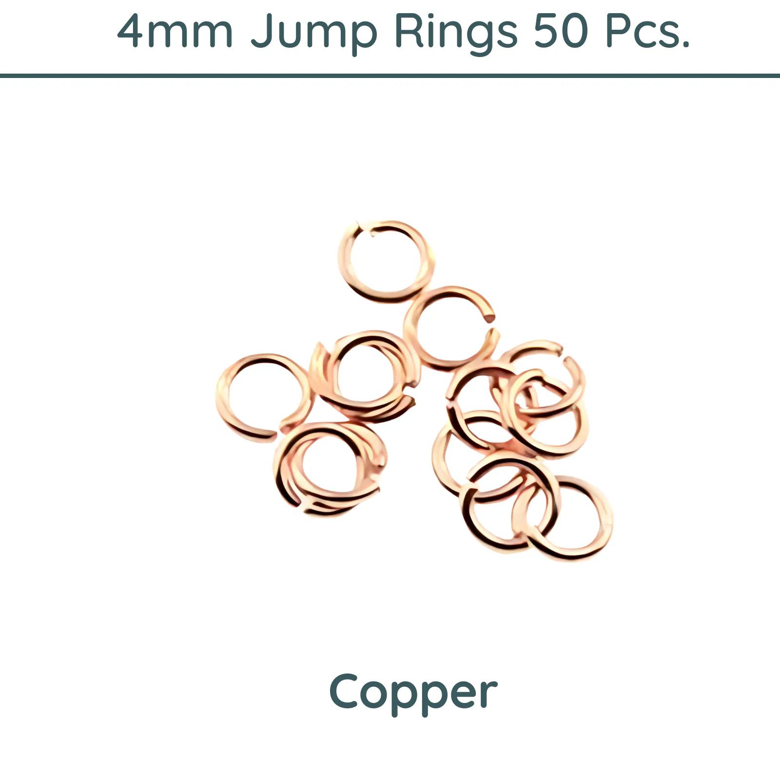 Jump Rings, 4mm, 21 Gauge, 9 Finishes - Image 5