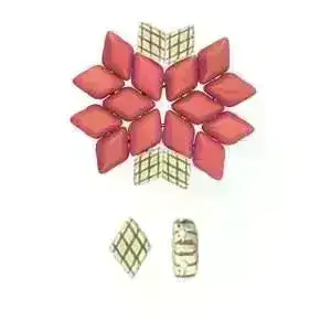 Cymbal Plaka, Gemduo Bead Substitutes, 4 Finishes - Image 3