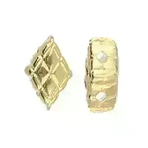 Cymbal Plaka, Gemduo Bead Substitutes, 4 Finishes - Image 5