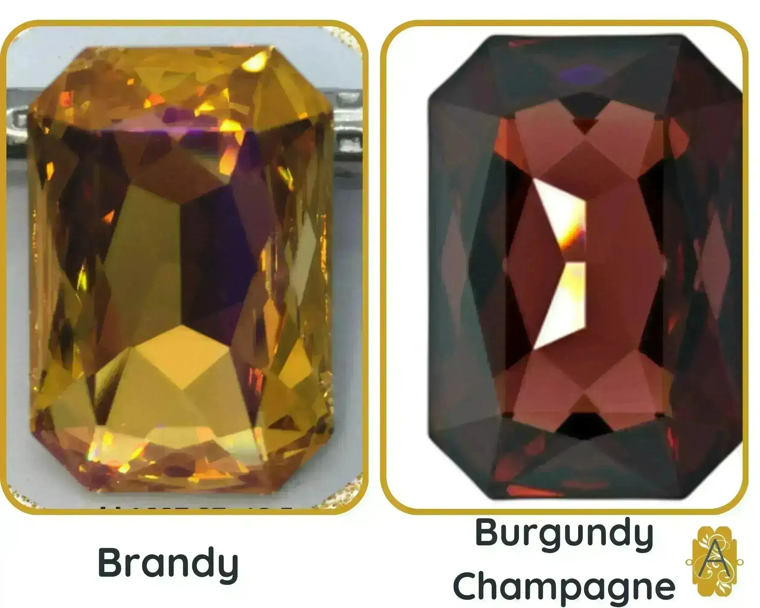 Brilliance Crystal 4627, Large Octagonal Fancy Stones - Image 10