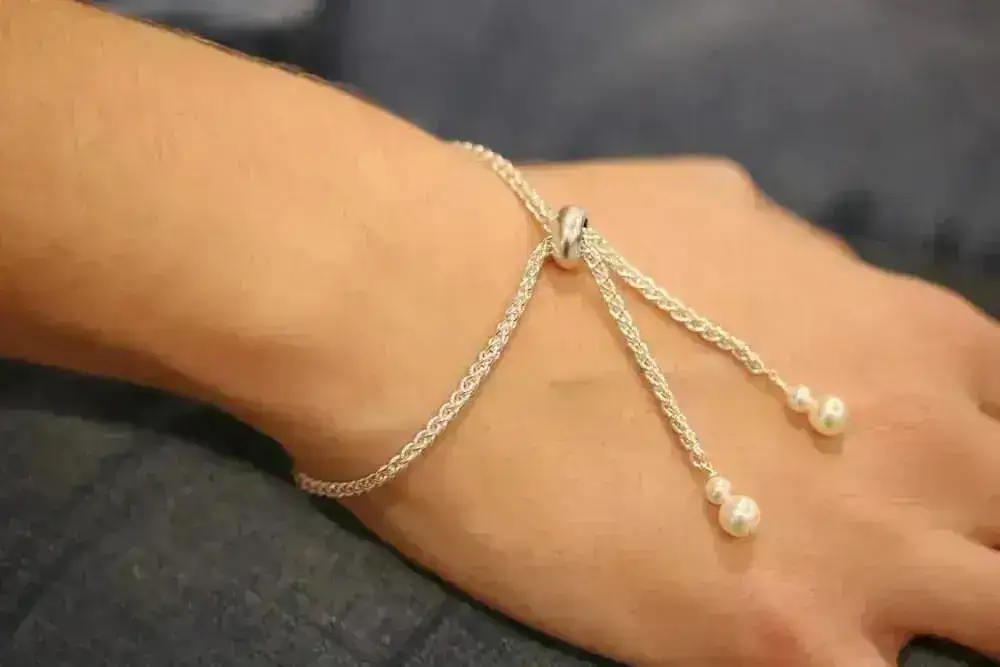 MEDIUM Bead Stoppers for Leather, Cord or Chain, Hole 2.2mm - Image 3