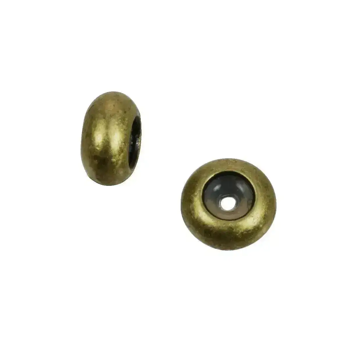 MEDIUM Bead Stoppers for Leather, Cord or Chain, Hole 2.2mm - Image 4