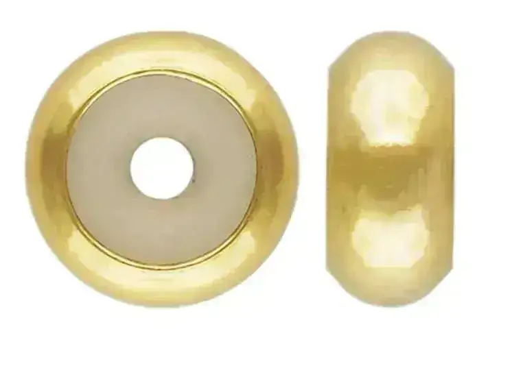 MEDIUM Bead Stoppers for Leather, Cord or Chain, Hole 2.2mm - Image 7