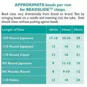 Beadslide Swirl Design, Tube Clasp, 10x24mm - Image 5