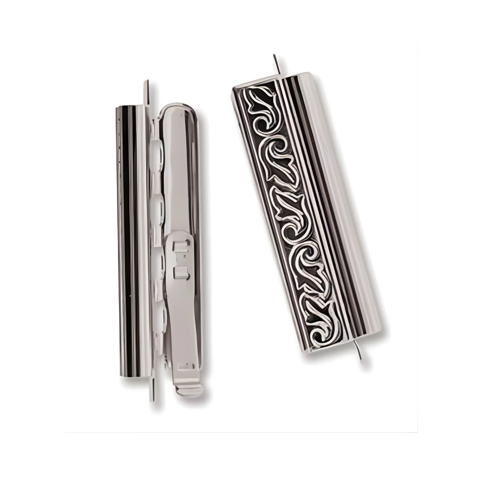 Beadslide Swirl Design, Tube Clasp, 10x24mm - Image 6