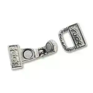 Fancy Foldover Magnetic Clasp, 3-Strands - Image 3