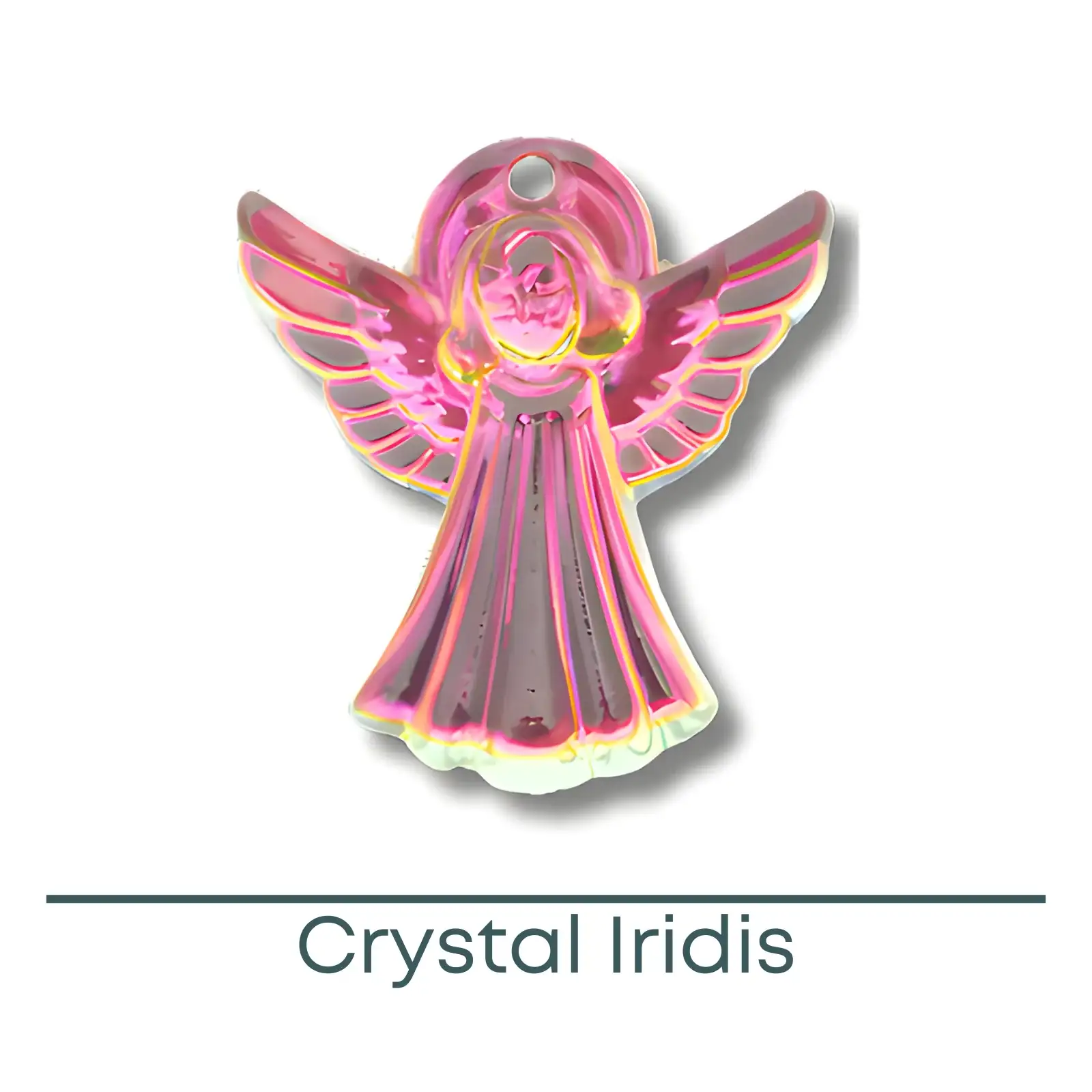 Swarovski Vintage Crystal Angel Charm or Pendant - Image 3