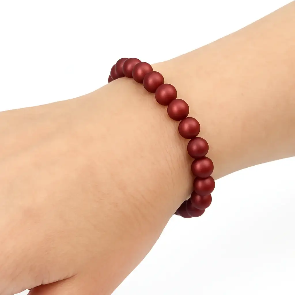 Brilliance Austrian Crystal Pearls 5810, Dark Coral - Image 3