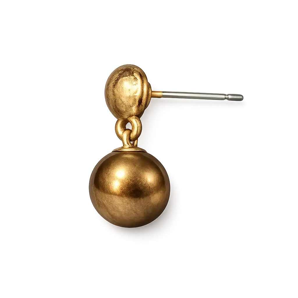 Brilliance Austrian Crystal Pearls 5810, Antique Brass - Image 3