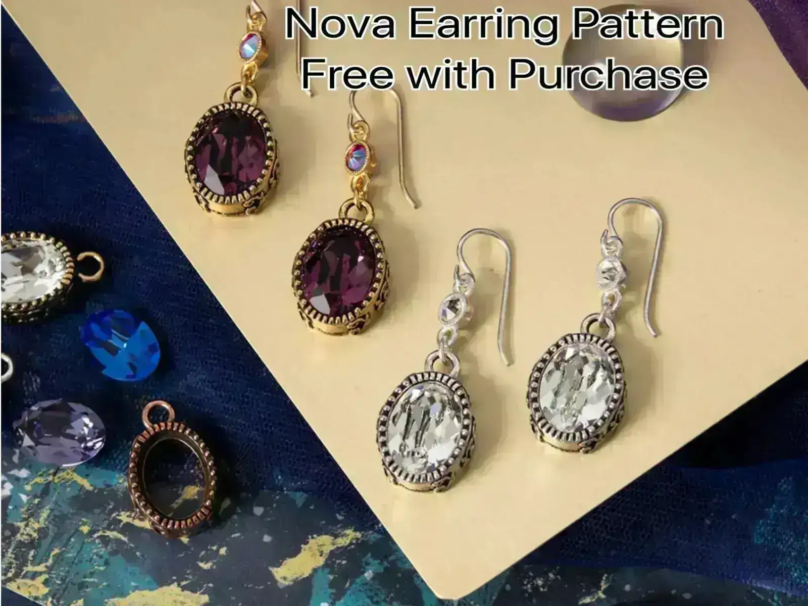 TierraCast Celestial Charm Pendant with Austrian Crystal in 3 Finishes - Image 5