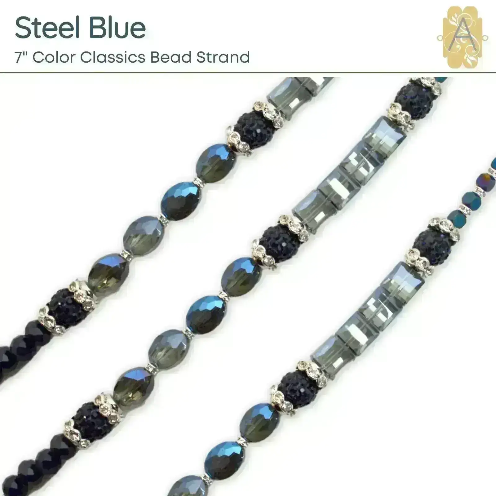 Color Classics, 7" Bead Strands, by Jesse James Beads, 11 Colors - Image 8