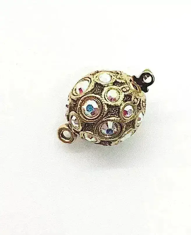 Claspgarten Crystal Orb Box Clasp, Austrian Crystals - Image 6