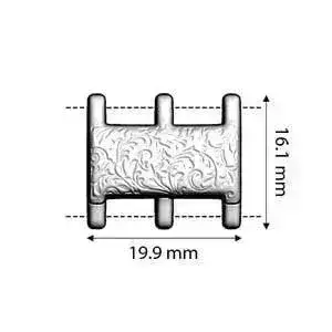 Nisida, Cymbal Magnetic Clasps, for Seed Beads - Image 6