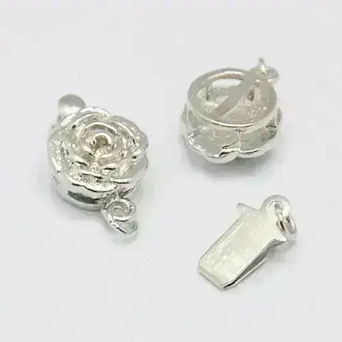 FLEUR, Round or Hex, Small Box Clasp, 1 Strand, 2 Sets - Image 3