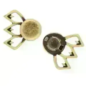 Fylakopi III, Cymbal GemDuo Magnetic Clasp, 4 Finishes - Image 6
