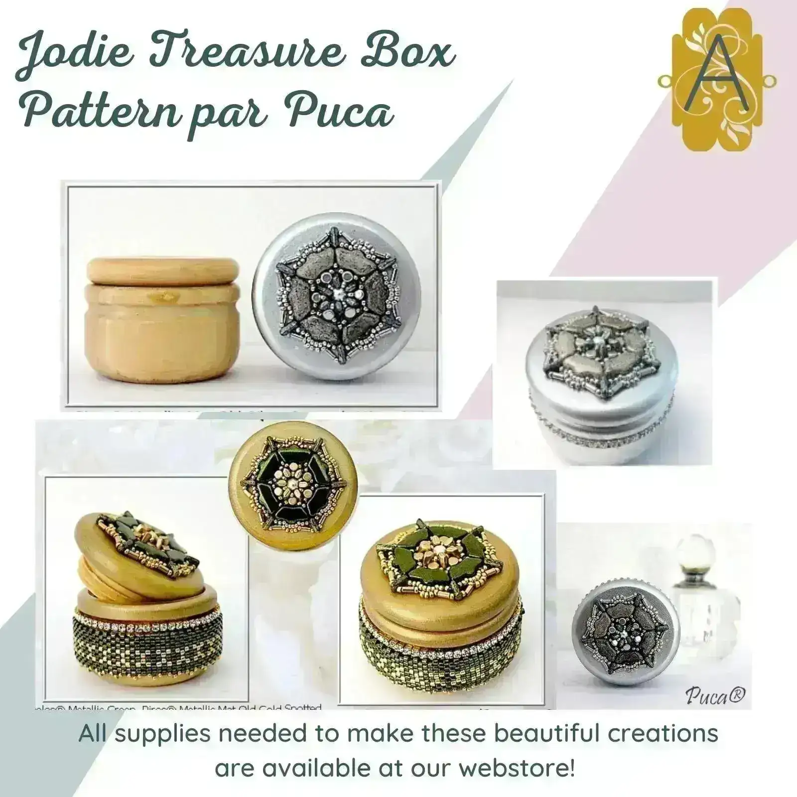 Jodie Wooden Support Base Box par Puca - Image 3