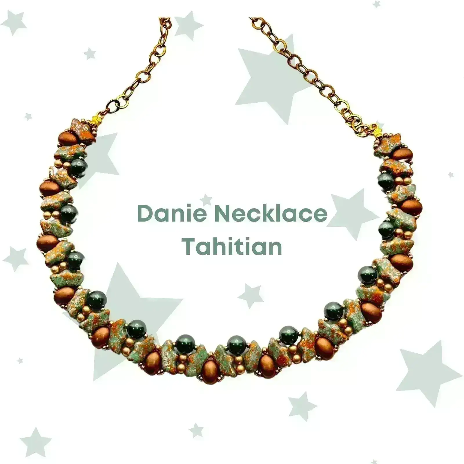Danie par Puca with Swarovski Pearls, Choose the Rosy or Tahitian Kit - Image 3