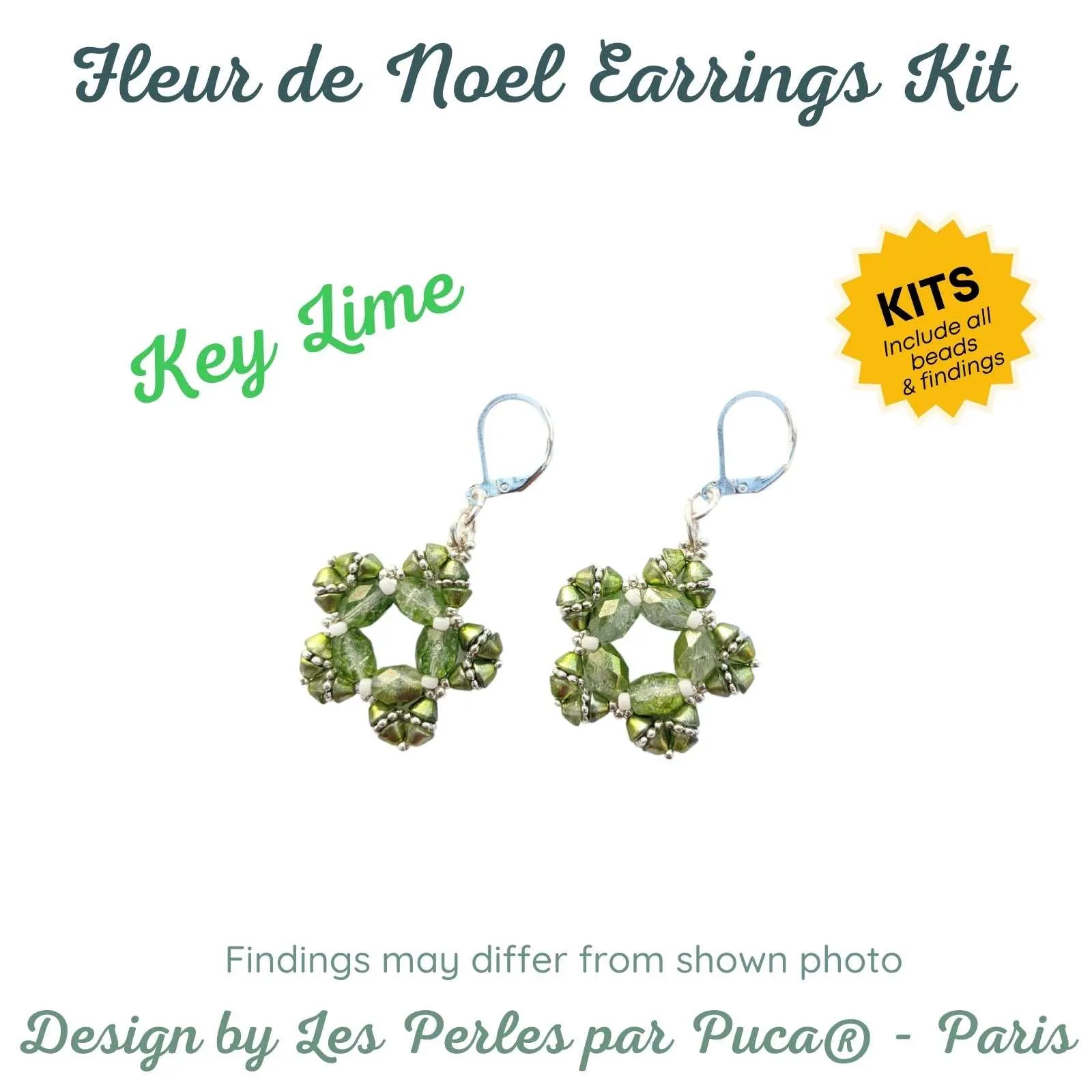 Noel Flower Friendship Earrings Kit - Image 4