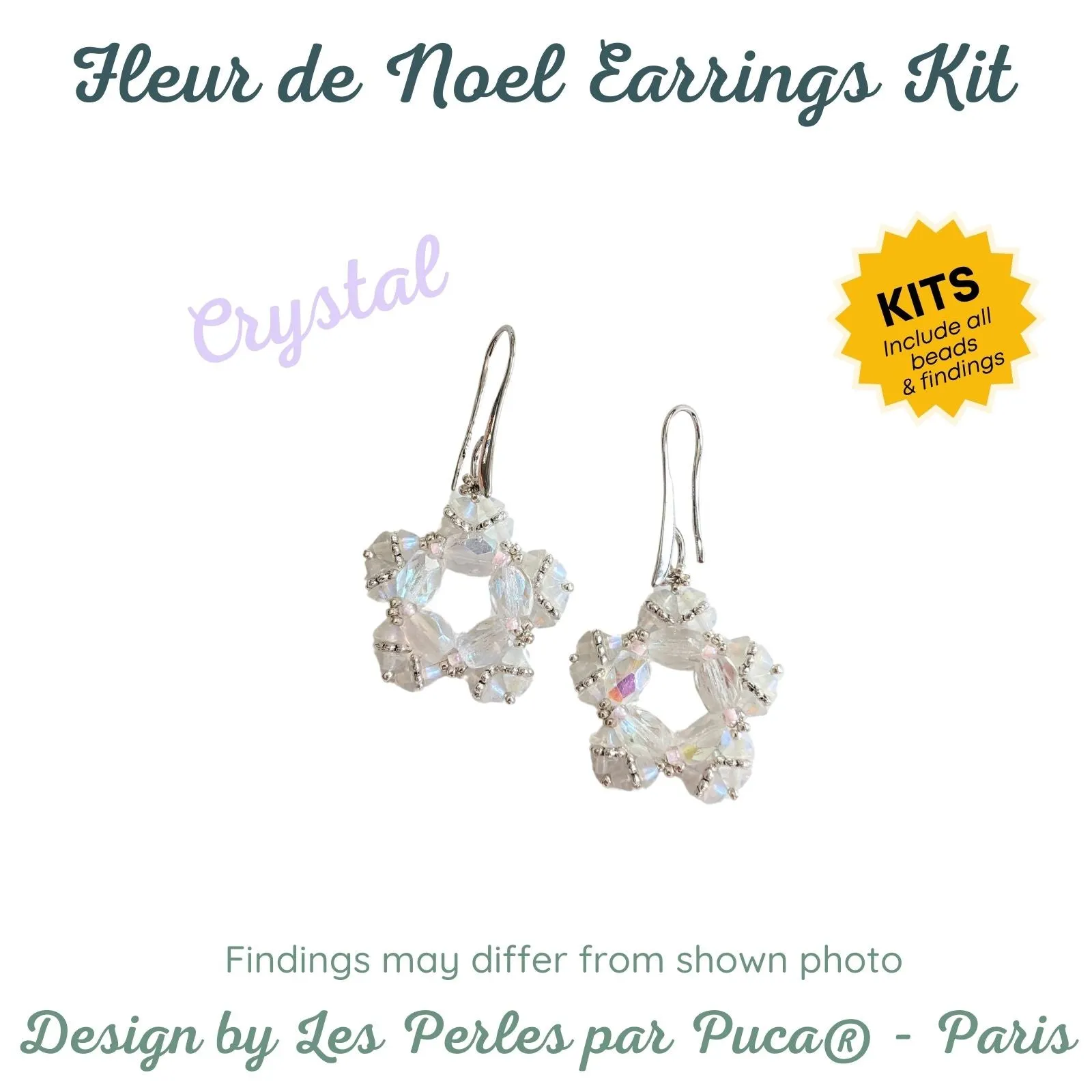 Noel Flower Friendship Earrings Kit - Image 7