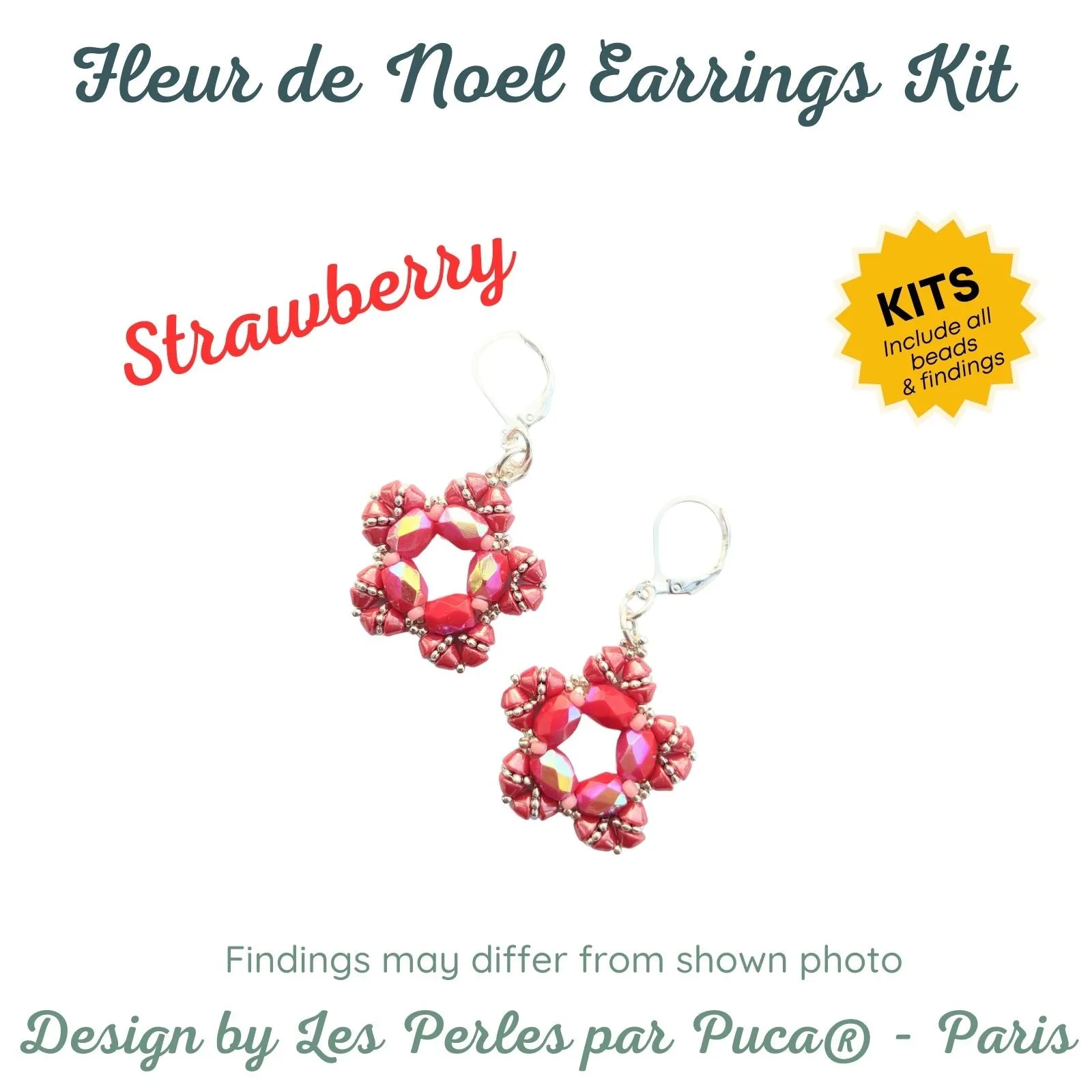 Noel Flower Friendship Earrings Kit - Image 8